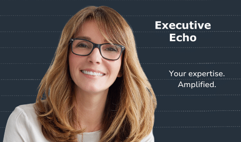 careers at executive echo image of woman with glasses